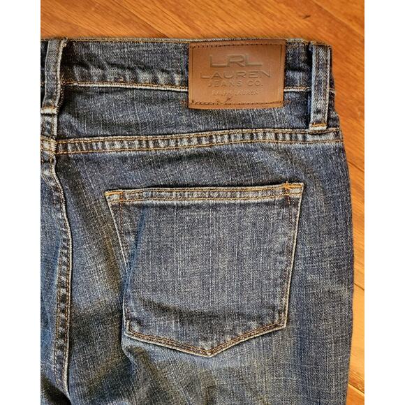 LRL Lauren Jeans Co Ralph Lauren Mid Rise Bootcut Jeans Blue Denim Women Size 10 - Picture 6 of 11